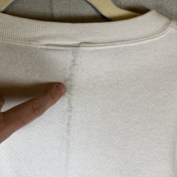 VTG Looney Tunes XL All Over Front Big Tweety Bird Sweatshirt White Made in USA - Picture 9 of 9